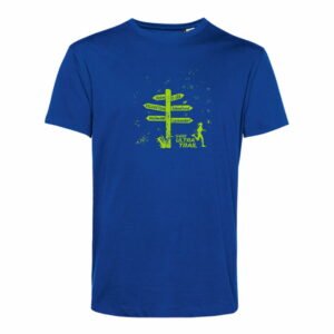 Bio Baumwollshirt Men UTR Wegweiser Royal