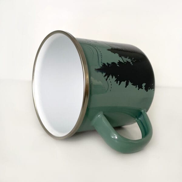 IMG_2422 UltraTrail Tasse Emaille grün