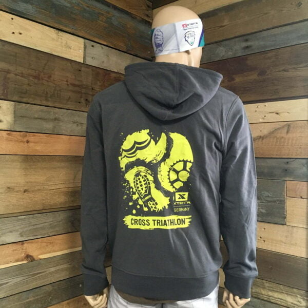 Bio-Baumwoll Zip-Hoodie Triathlon Brush Men