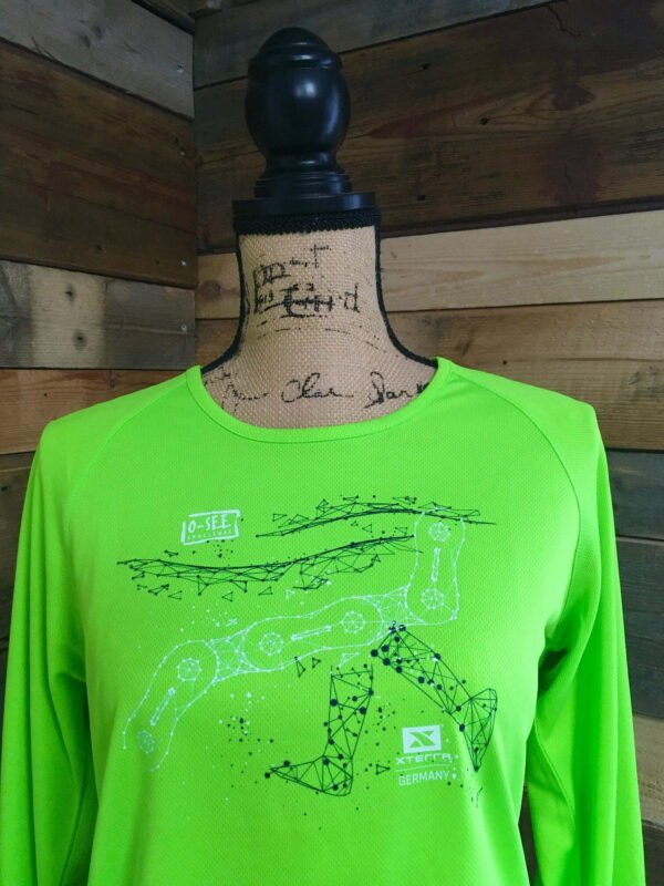 Sporty Longsleeve Polygon green Women