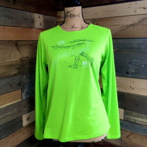 Sporty Longsleeve Polygon green Women